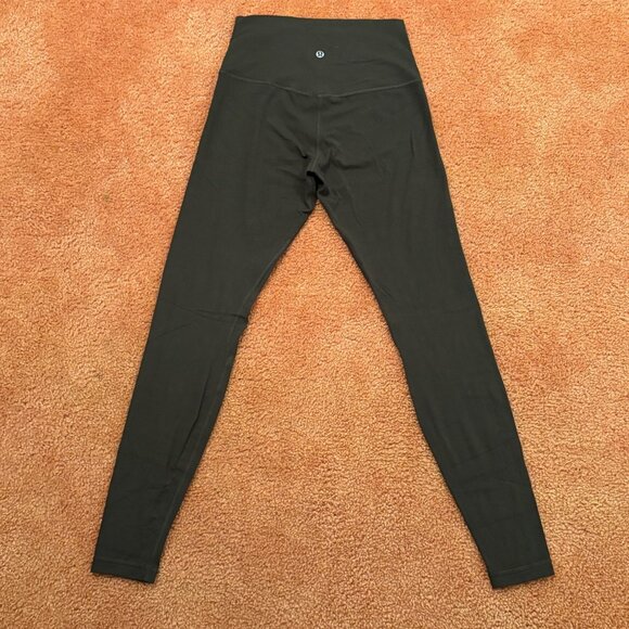 EXCELLENT Lululemon Align Pant Full Length 28" Olive High-Rise Yoga Leggings 6 - Picture 6 of 9